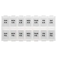 Ezy Dose, Weekly AM/PM Pill Reminder, Natural, 1 Count