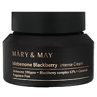 Mary &amp; May, Idebenone Blackberry Intense Cream, 2.46 oz (70 g)