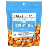 Made With, Vegan Crunchy Corn, Cheezy, 6 oz (170 g)