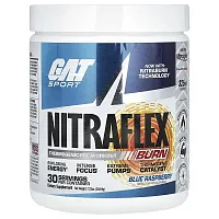 GAT, Sport, NITRAFLEX Burn, Blue Raspberry, 7.23 oz (204.9 g)