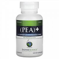 Enzyme Science, PEA + With Meriva Curcumin, 120 Capsules