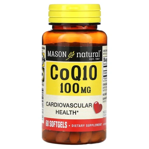 Mason Natural, Co Q10, 100 mg, 60 Softgels