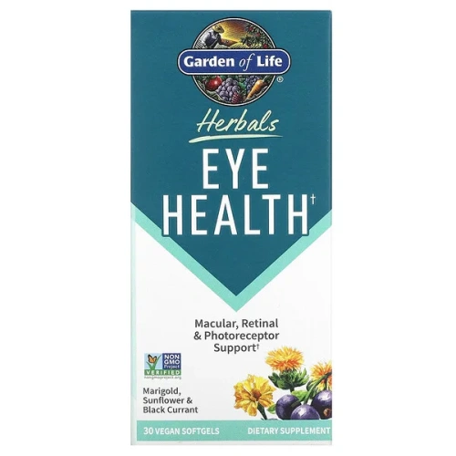 Garden of Life, Herbals, Eye Health, Berry, 30 Vegan Softgels