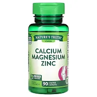 Nature&#x27;s Truth, Calcium Magnesium Zinc, 90 Coated Caplets