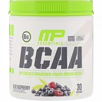 MusclePharm, Essentials, BCAA, со вкусом голубой малины, 225 г (0,50 фунта)