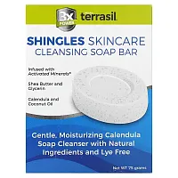 Terrasil, Shingles Skincare Cleaning Soap Bar, 75 g