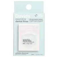 Davids Natural Toothpaste, Expanding Dental Floss, Mint, 32.8 yd (30 m)