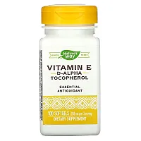 Nature&#x27;s Way, Vitamin E, 400 IU, 100 Softgels