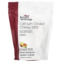 Bariatric Advantage, Calcium Citrate Chewy Bite, Sugar-Free, Pineapple Mango, 90 Soft Chews