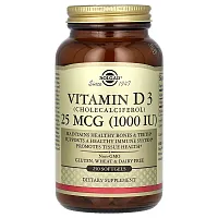 Solgar, Vitamin D3, 25 mcg (1,000 IU), 250 Softgels