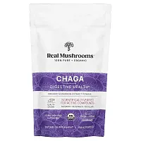 Real Mushrooms, Chaga, Organic Mushroom Extract Powder, 5.29 oz (150 gm)