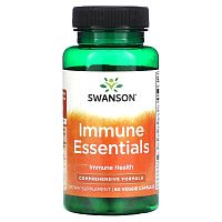 Swanson, Immune Essentials, 60 растительных капсул