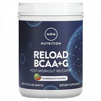 MRM Nutrition, Reload, BCAA+G , восстановление после тренировки, арбуз, 840 г (29,6 унции)