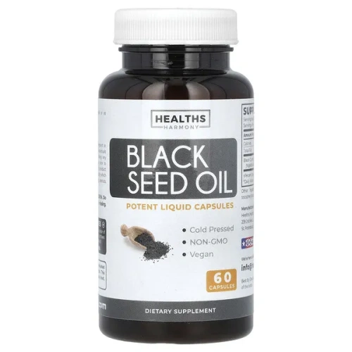 Healths Harmony, Black Seed Oil, 60 Capsules