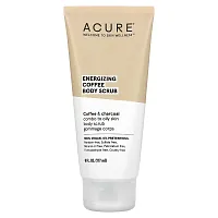 Acure, Energizing Coffee Body Scrub, 6 fl oz (177 ml)