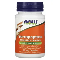 NOW Foods, Serrapeptase, 60 Veg Capsules