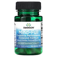 Swanson, Mind-Full, Cognitive Performance, Advanced Formula, 30 Veggie Caps