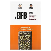 The GFB, Gluten Free Bars, Chocolate + Peanut Butter, 12 Bars, 2.05 oz (58 g) Each