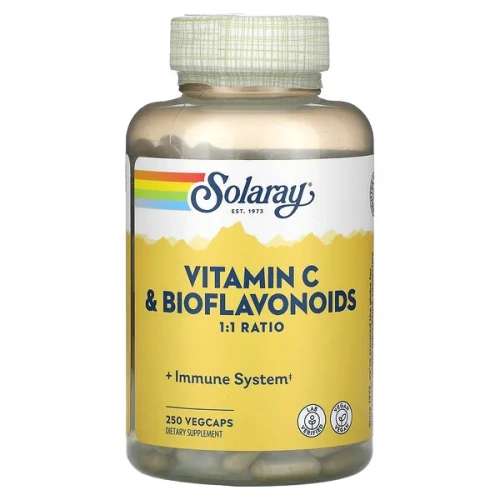 Solaray, Vitamin C &amp; Bioflavonoids, 250 VegCaps