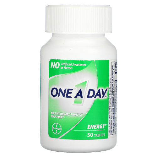 One-A-Day, Energy, Multivitamin/ Multimineral Supplement, 50 Tablets фото 3