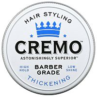 Cremo, Premium Barber Grade Hair Styling Paste, Thickening, 4 oz (113 g)