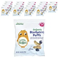 Little Bellies, Organic Blueberry Puffs, 7+ Months, 18 Bags, 0.42 oz (12 g) Each