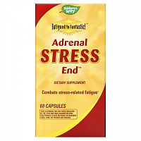 Nature's Way, Fatigued to Fantastic!, Adrenal Stress End, 60 капсул