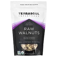 Terrasoul Superfoods, Raw Walnuts, Halves &amp; Pieces, 16 oz (454 g)