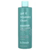 b.fresh, Get It Squeaky Clean, Deep Cleansing Shampoo, For Oily Hair, Lush Lemongrass, 12 fl oz (355 ml)