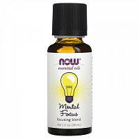 Now Foods, Essential Oils, Mental Focus, 1 fl oz (30 ml)