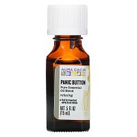 Aura Cacia, Panic Button, смесь чистых эфирных масел, 15 мл (0,5 жидк. унции)