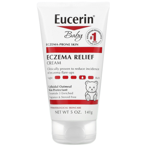 Eucerin, крем от экземы, для детей, 141 г (5 унций)