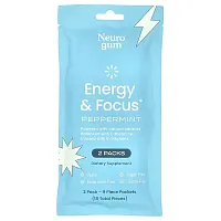 NeuroGum, Energy &amp; Focus, Peppermint, 2 Packs