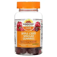 Sundown Naturals, Apple Cider Vinegar Gummies, Raspberry Pomegranate , 90 Gummies