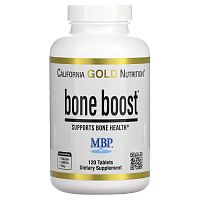 California Gold Nutrition, Bone Boost, добавка для поддержки здоровья костей, 120 таблеток