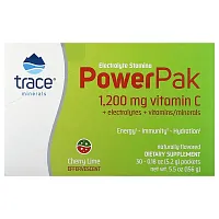 Trace Minerals ®, Electrolyte Stamina PowerPak, Cherry Lime, 30 Packets, 0.18 oz (5.2 g) Each