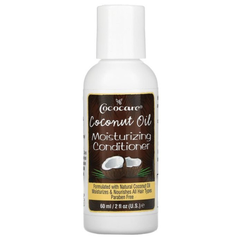 Cococare, Coconut Oil Moisturizing Conditioner, 2 fl oz (60 ml)