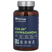 Vthrive, KSM-66 Ashwagandha, 120 Vegetable Capsules