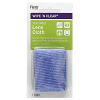 Flents, Wipe &#x27;N Clear, Textured Lens Cloth, 1 Cloth