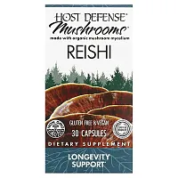 Host Defense, Mushrooms, Reishi, 30 Capsules