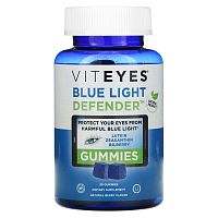 Viteyes, Blue Light Defender, натуральные ягоды, 30 жевательных таблеток