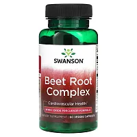 Swanson, Beet Root Complex, 60 Veggie Capsules