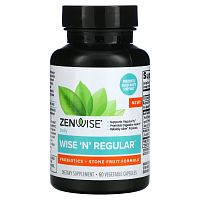 Zenwise Health, Wise 'N' Regular, 60 растительных капсул