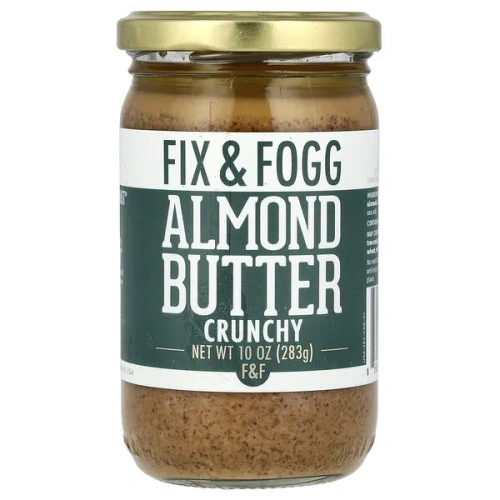 Fix &amp; Fogg, Almond Butter, Crunchy, 10 oz (283 g)