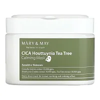 Mary &amp; May, CICA Houttuynia Tea Tree Calming Beauty Mask, 30 Sheets, 14.1 oz (400 g)