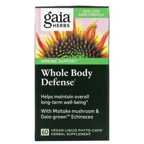 Gaia Herbs, Whole Body Defense, 60 Vegan Liquid Phyto-Caps