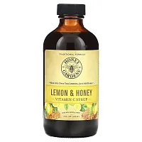 Honey Gardens, Vitamin C Syrup, Lemon &amp; Honey, 8 fl oz (237 ml)