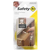 Safety 1st, Cabinet &amp; Drawer Latches, 14 Pack