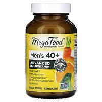 MegaFood, Men&#x27;s 40+, Advanced Multivitamin, 60 Tablets