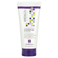 Andalou Naturals, Гель для душа, освежающий, лаванда и чабрец, 251 мл (8,5 жидк. Унции)